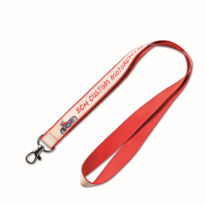 Lanyard fabricado en poliéster